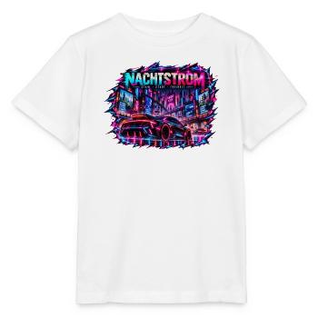 Nachtstrom Neonrenner Stadt - Stanley/Stella Kinder T-Shirt MINI CREATOR  - Weiß - Vorne - Maike (125cm)