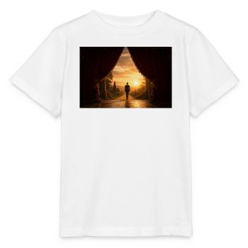 Geh zur Goldenen Morgendämmerung - Stanley/Stella Kinder T-Shirt MINI CREATOR  - Weiß - Vorne - Maike (125cm)