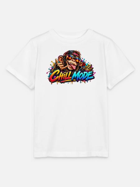 Chill Mode Dschungel Vibes - Stanley/Stella Kinder T-Shirt MINI CREATOR - Weiß