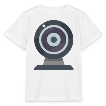 Webcam - Stanley/Stella Kinder T-Shirt MINI CREATOR  - Weiß - Vorne - Maike (125cm)