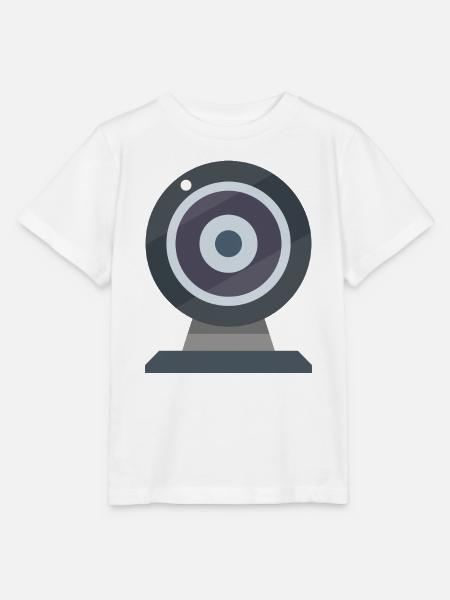 Webcam - Stanley/Stella Kinder T-Shirt MINI CREATOR  - Weiß