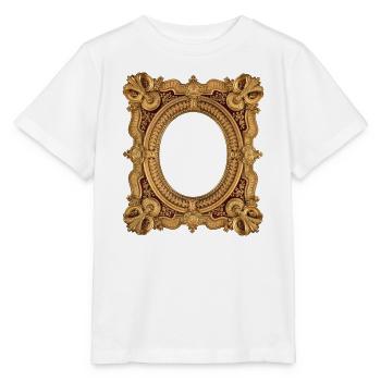 Goldener Bilderrahmen - Stanley/Stella Kinder T-Shirt MINI CREATOR  - Weiß - Vorne - Maike (125cm)