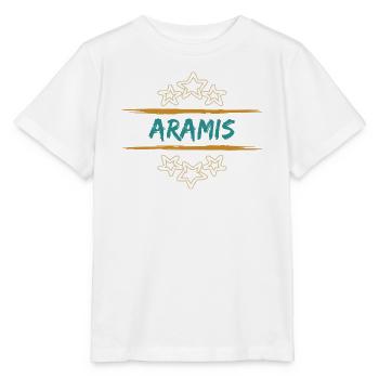 Geschenk für Aramis - Stanley/Stella Kinder T-Shirt MINI CREATOR  - Weiß - Vorne - Maike (125cm)
