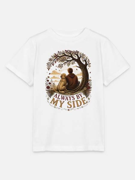 Immer an meiner Seite, Hund - Stanley/Stella Kinder T-Shirt MINI CREATOR - Weiß