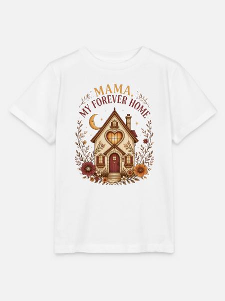 Mama, mein Zuhause für immer - Stanley/Stella Kinder T-Shirt MINI CREATOR - Weiß