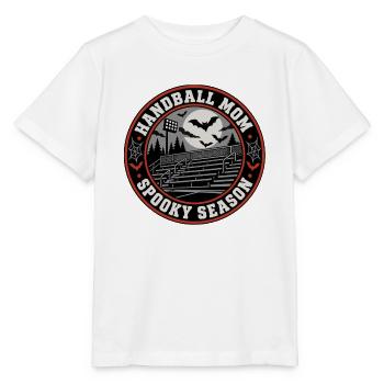 Handball Mom Spooky Season - Stanley/Stella Kinder T-Shirt MINI CREATOR  - Weiß - Vorne - Maike (125cm)