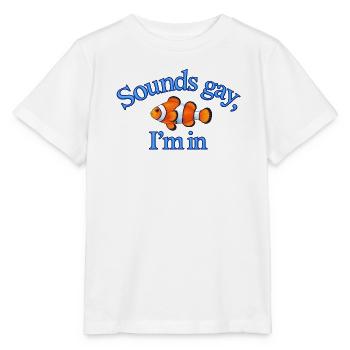 Sounds Gay - Stanley/Stella Kinder T-Shirt MINI CREATOR  - Weiß - Vorne - Maike (125cm)
