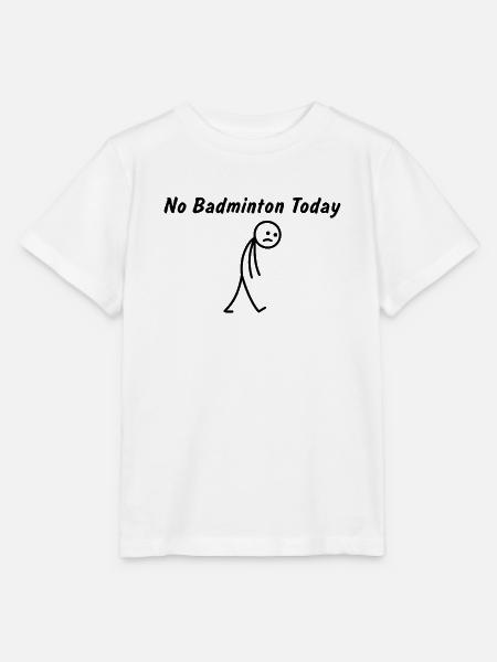 Heute kein Badminton – Badmintonspieler - Stanley/Stella Kinder T-Shirt MINI CREATOR - Weiß