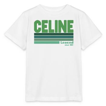 Céline-grüne Legende - Stanley/Stella Kinder T-Shirt MINI CREATOR  - Weiß - Vorne - Maike (125cm)