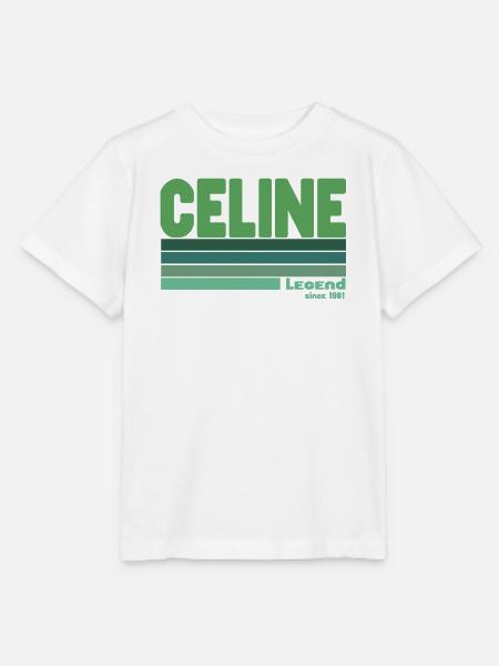 Céline-grüne Legende - Stanley/Stella Kinder T-Shirt MINI CREATOR - Weiß