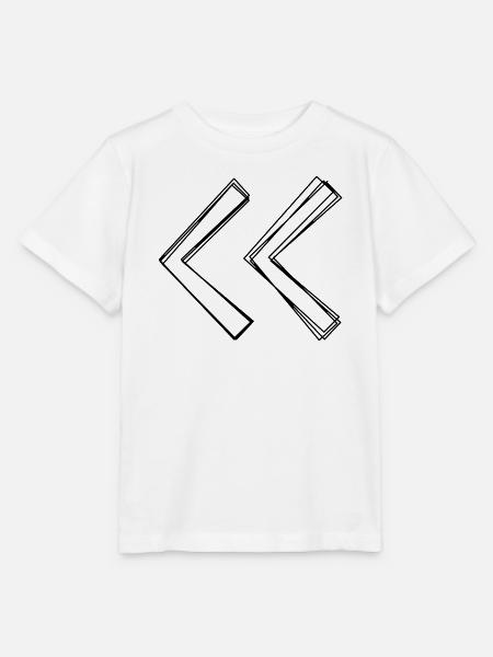 Guillemets handgezeichnet - Stanley/Stella Kinder T-Shirt MINI CREATOR - Weiß