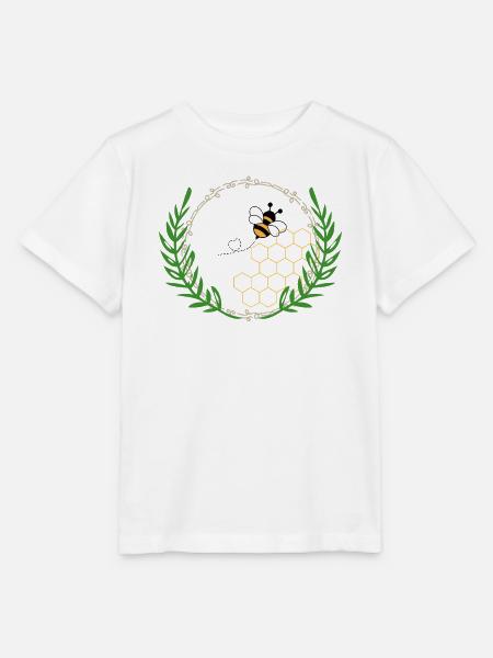 Bee - Stanley/Stella Kinder T-Shirt MINI CREATOR  - Weiß