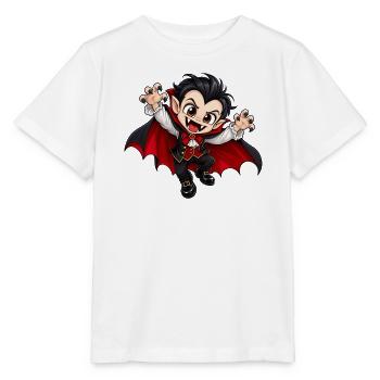 Vampir - Monster unter dem Bett Party - Stanley/Stella Kinder T-Shirt MINI CREATOR  - Weiß - Vorne - Maike (125cm)