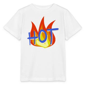 Flammen Hashtag Motiv - Stanley/Stella Kinder T-Shirt MINI CREATOR  - Weiß - Vorne - Maike (125cm)