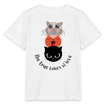 Wahre Farben der Liebe - Stanley/Stella Kinder T-Shirt MINI CREATOR  - Weiß - Vorne - Maike (125cm)