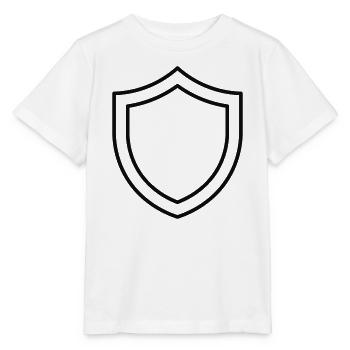 Sicherheitsschildlinien-Symbol - Stanley/Stella Kinder T-Shirt MINI CREATOR  - Weiß - Vorne - Maike (125cm)