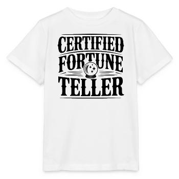 Zertifizierte Wahrsagerin - Stanley/Stella Kinder T-Shirt MINI CREATOR  - Weiß - Vorne - Maike (125cm)