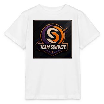 Team Schulte Logo Familienname Teamname Firmenname - Stanley/Stella Kinder T-Shirt MINI CREATOR  - Weiß - Vorne - Maike (125cm)