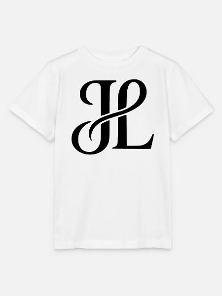 JL Signature Monogram Sweater - Stanley/Stella Kinder T-Shirt MINI CREATOR - Weiß