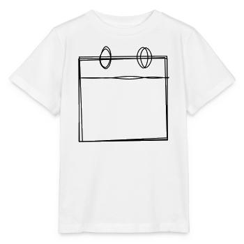 Kalenderblatt handgezeichnet - Stanley/Stella Kinder T-Shirt MINI CREATOR  - Weiß - Vorne - Maike (125cm)