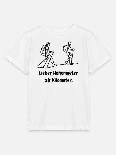 lieber höhenmeter als kilomenter - Stanley/Stella Kinder T-Shirt MINI CREATOR - Weiß