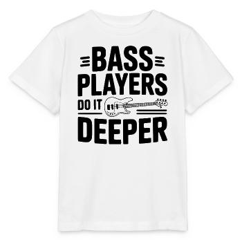 Bassisten machen es tiefer - Stanley/Stella Kinder T-Shirt MINI CREATOR  - Weiß - Vorne - Maike (125cm)