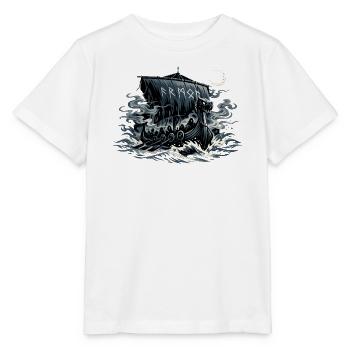 Nachtviking Drachenboot - Stanley/Stella Kinder T-Shirt MINI CREATOR  - Weiß - Vorne - Maike (125cm)
