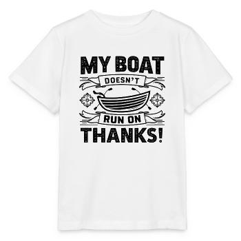 Mein Boot fährt nicht dank seltsamem Bootsdesign - Stanley/Stella Kinder T-Shirt MINI CREATOR  - Weiß - Vorne - Maike (125cm)