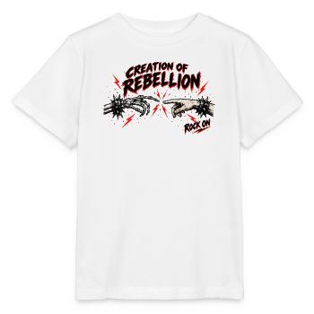 Entstehung des Aufstands - Stanley/Stella Kinder T-Shirt MINI CREATOR  - Weiß - Vorne - Maike (125cm)
