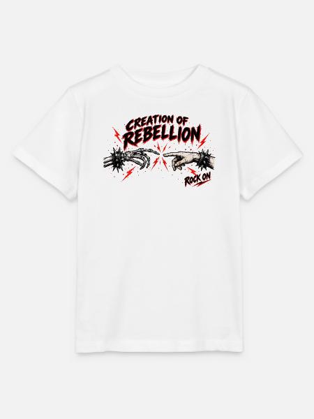 Entstehung des Aufstands - Stanley/Stella Kinder T-Shirt MINI CREATOR  - Weiß