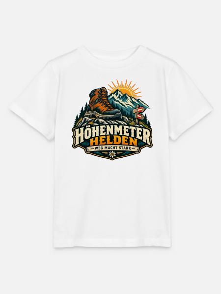 Höhenmeter Helden – Weg macht stark - Stanley/Stella Kinder T-Shirt MINI CREATOR - Weiß