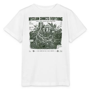 Myzel verbindet alles - Stanley/Stella Kinder T-Shirt MINI CREATOR  - Weiß - Vorne - Maike (125cm)