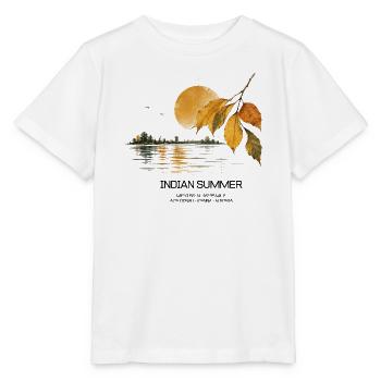 INDIAN SUMMER - Stanley/Stella Kinder T-Shirt MINI CREATOR  - Weiß - Vorne - Maike (125cm)