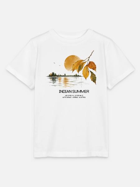INDIAN SUMMER - Stanley/Stella Kinder T-Shirt MINI CREATOR - Weiß