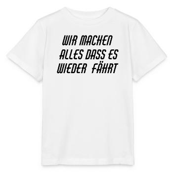Werkstatt Slogan  - Stanley/Stella Kinder T-Shirt MINI CREATOR  - Weiß - Vorne - Maike (125cm)
