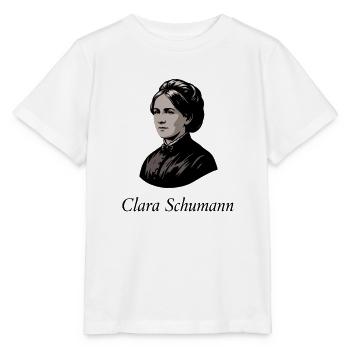 Clara Schumann - Deutsche Komponistin Pianistin - Stanley/Stella Kinder T-Shirt MINI CREATOR  - Weiß - Vorne - Maike (125cm)