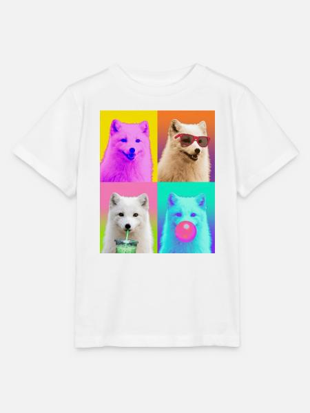 Polarfüchse Polarfuchs - Stanley/Stella Kinder T-Shirt MINI CREATOR - Weiß