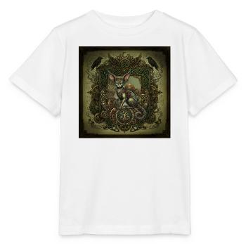 Mystical Long Ears – keltische Steampunk-Familie. - Stanley/Stella Kinder T-Shirt MINI CREATOR  - Weiß - Vorne - Maike (125cm)
