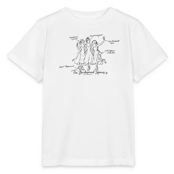 Brautjungfern Shirt – The Bridesmaid Species - Stanley/Stella Kinder T-Shirt MINI CREATOR  - Weiß - Vorne - Maike (125cm)