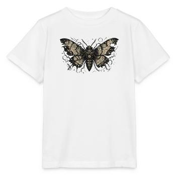 Steampunk-Motte mit Schlüsselflügeln - Stanley/Stella Kinder T-Shirt MINI CREATOR  - Weiß - Vorne - Maike (125cm)