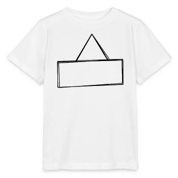 Holzschild handgezeichnet - Stanley/Stella Kinder T-Shirt MINI CREATOR  - Weiß - Vorne - Maike (125cm)