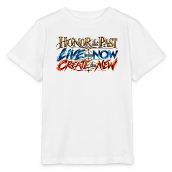 Honor the Past, Live in the Now, Create the New. - Stanley/Stella Kinder T-Shirt MINI CREATOR  - Weiß - Vorne - Maike (125cm)