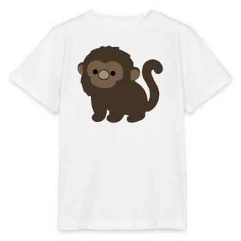 Neugieriger Heulaffe - Stanley/Stella Kinder T-Shirt MINI CREATOR  - Weiß - Vorne - Maike (125cm)