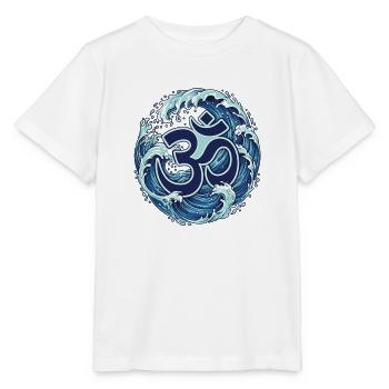 Om Symbol – Yoga Meditation Spirituelle Chakra Yogi - Stanley/Stella Kinder T-Shirt MINI CREATOR  - Weiß - Vorne - Maike (125cm)