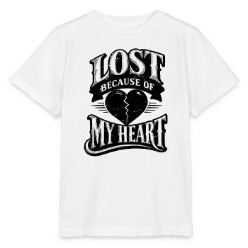 verloren wegen meines Herzens - Stanley/Stella Kinder T-Shirt MINI CREATOR  - Weiß - Vorne - Maike (125cm)