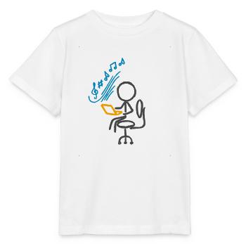 The Sound of Focus (für helle Hintergründe) - Stanley/Stella Kinder T-Shirt MINI CREATOR  - Weiß - Vorne - Maike (125cm)