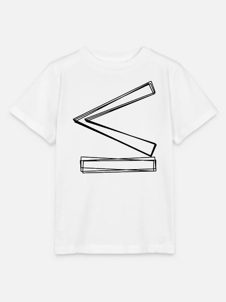 Kleiner gleich handgezeichnet - Stanley/Stella Kinder T-Shirt MINI CREATOR - Weiß