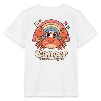 Krebs – niedliches Sternzeichen für Kinder - Stanley/Stella Kinder T-Shirt MINI CREATOR  - Weiß - Vorne - Maike (125cm)