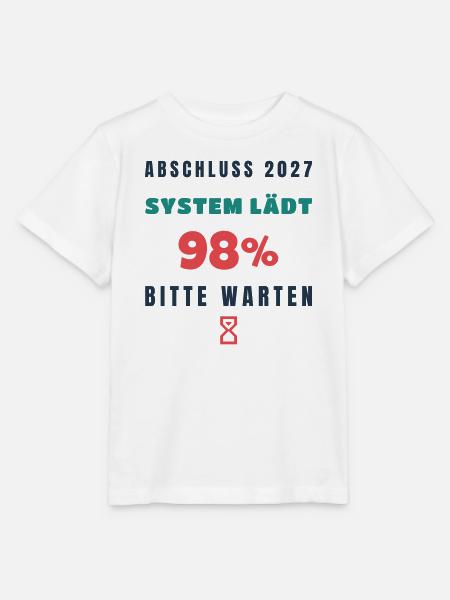 Abschluss 2027 Lädt Lustiger Spruch Schule - Stanley/Stella Kinder T-Shirt MINI CREATOR  - Weiß