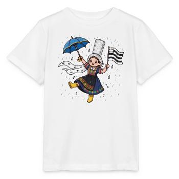 Bigouden Breton Bretagne - Stanley/Stella Kinder T-Shirt MINI CREATOR  - Weiß - Vorne - Maike (125cm)